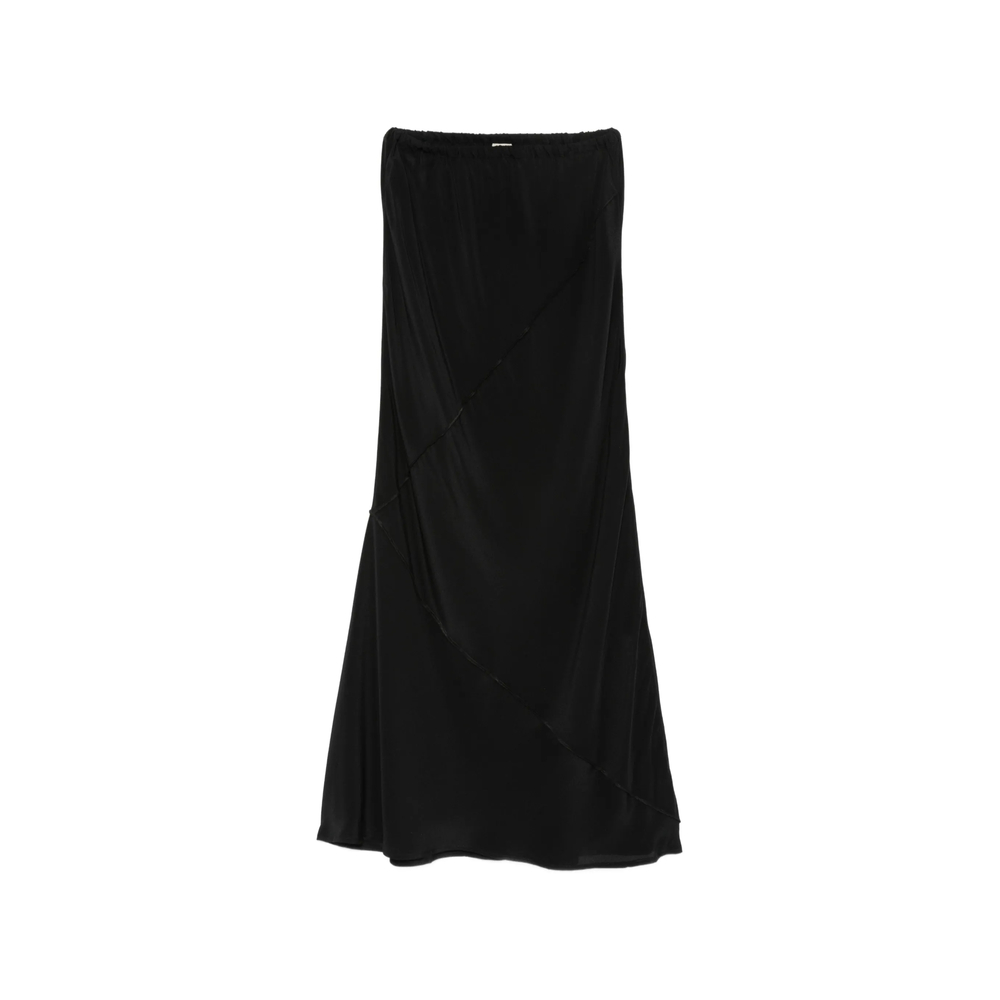 Baserange Asymmetric Panelled Midi Skirt