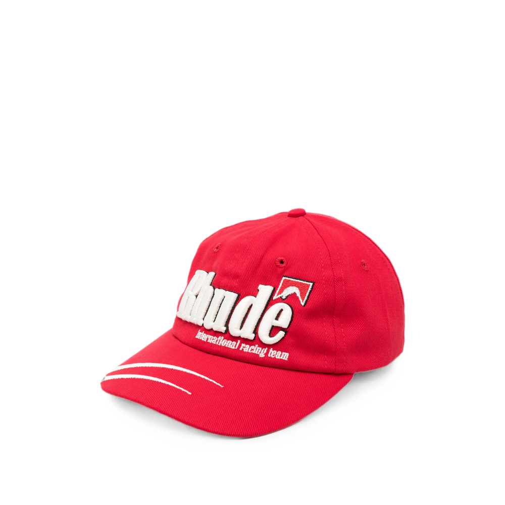 Rhude Logo-embroidered Baseball Cap In Red
