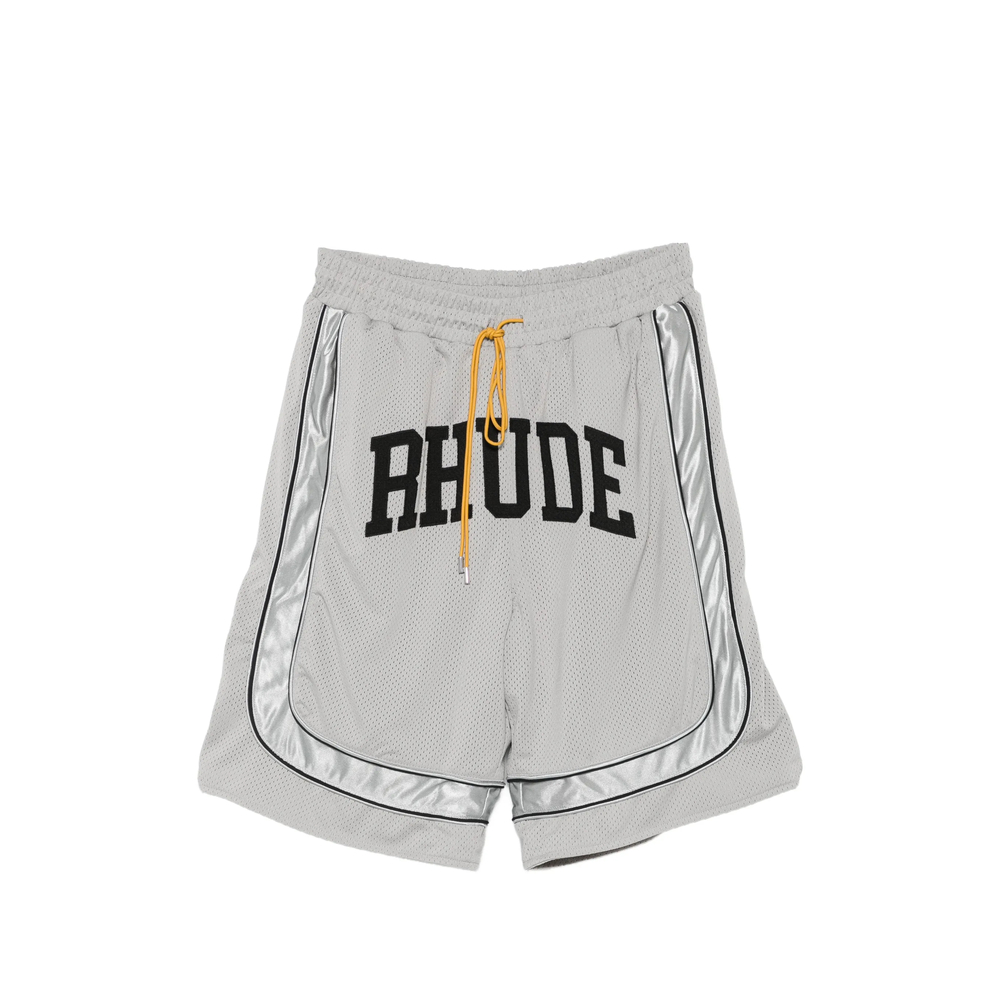 R H U D E Baggy Collegiate Logo Shorts