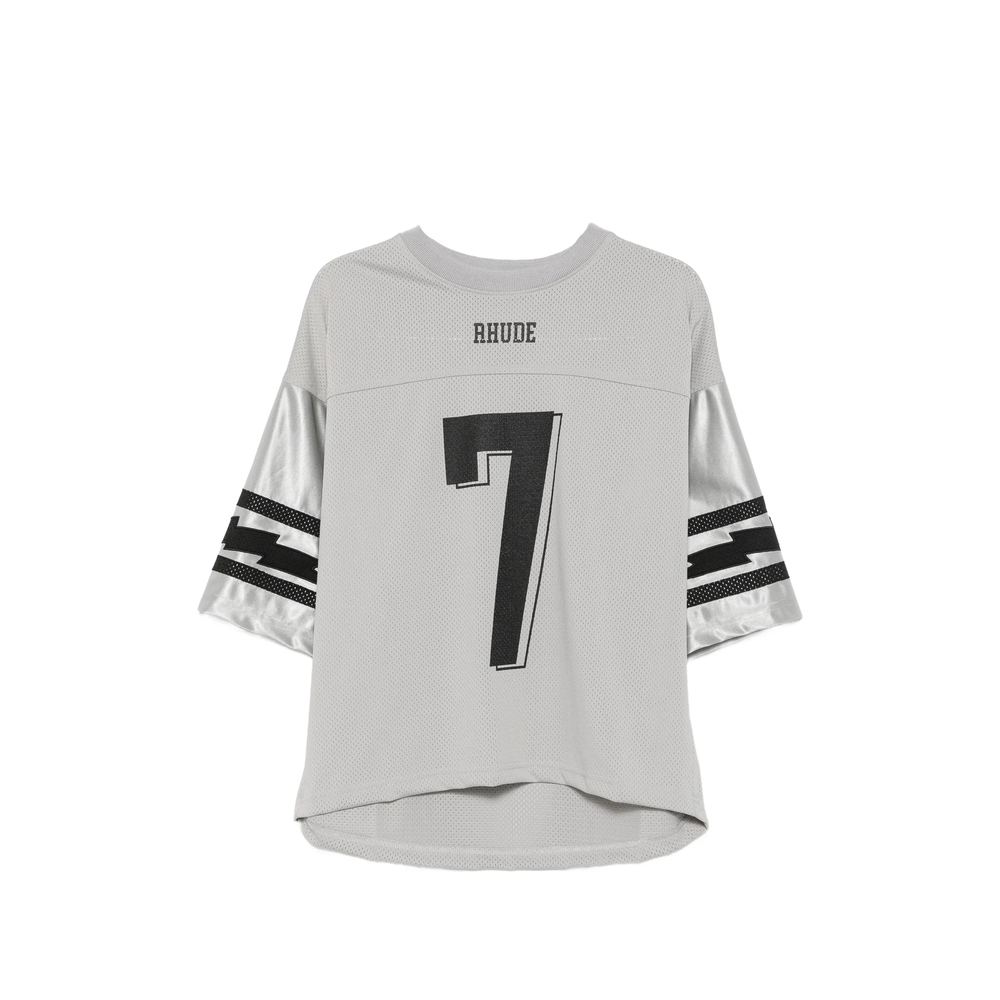 R H U D E Logo-print Mesh T-shirt