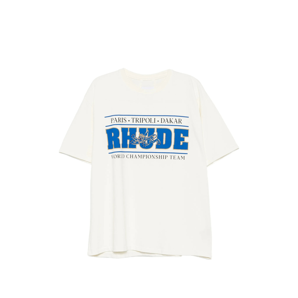 R H U D E Logo-print T-shirt