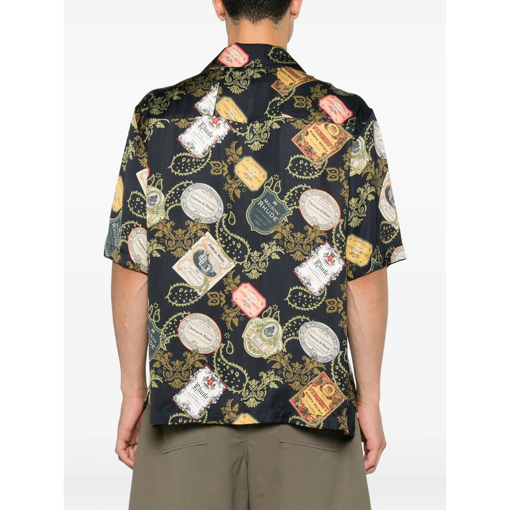 Vin Bandana Print Button-Up Shirt