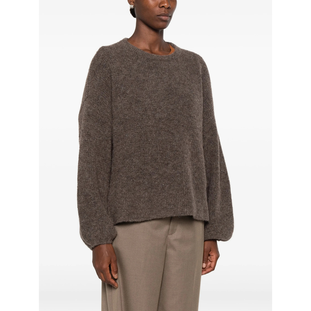 Alpha Balloon-Sleeves Sweater