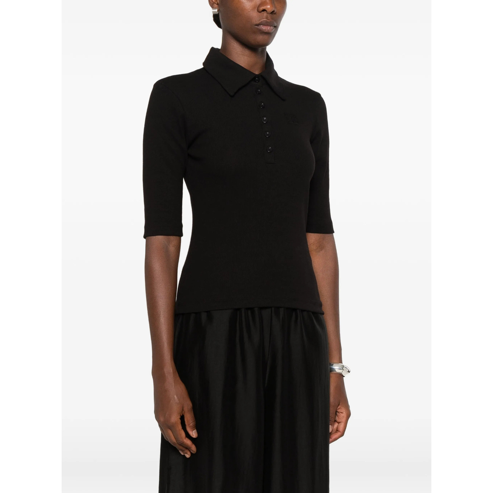 Drew Ribbed-Knit Polo