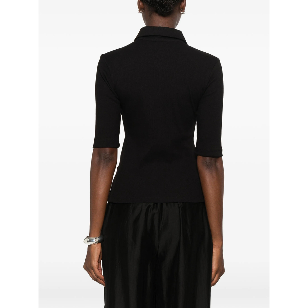 Drew Ribbed-Knit Polo