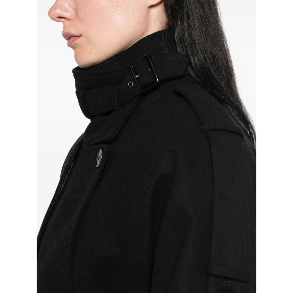 Gzavic Double-Breasted Belted Coat