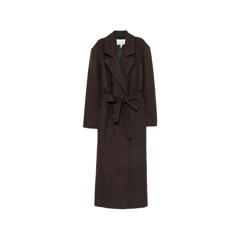 Double-Breasted Belted Coat