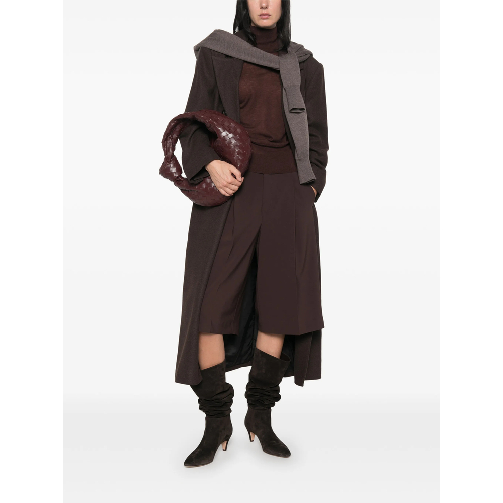 Double-Breasted Belted Coat