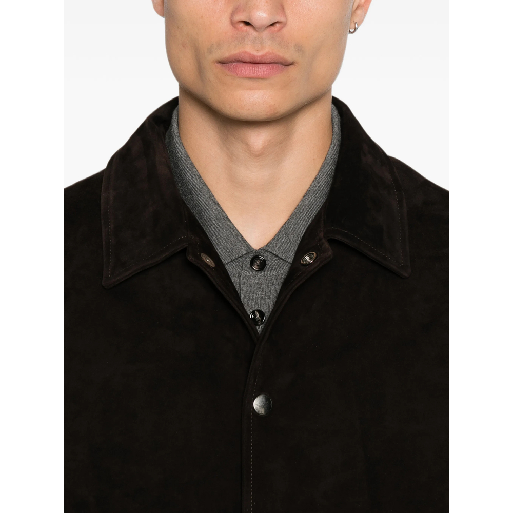 Suede Long-Sleeves Jacket