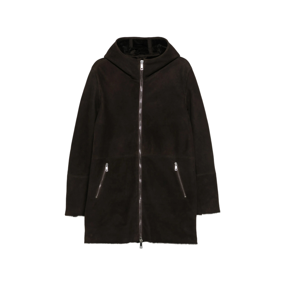 Giorgio Brato Hooded Shearling Coat
