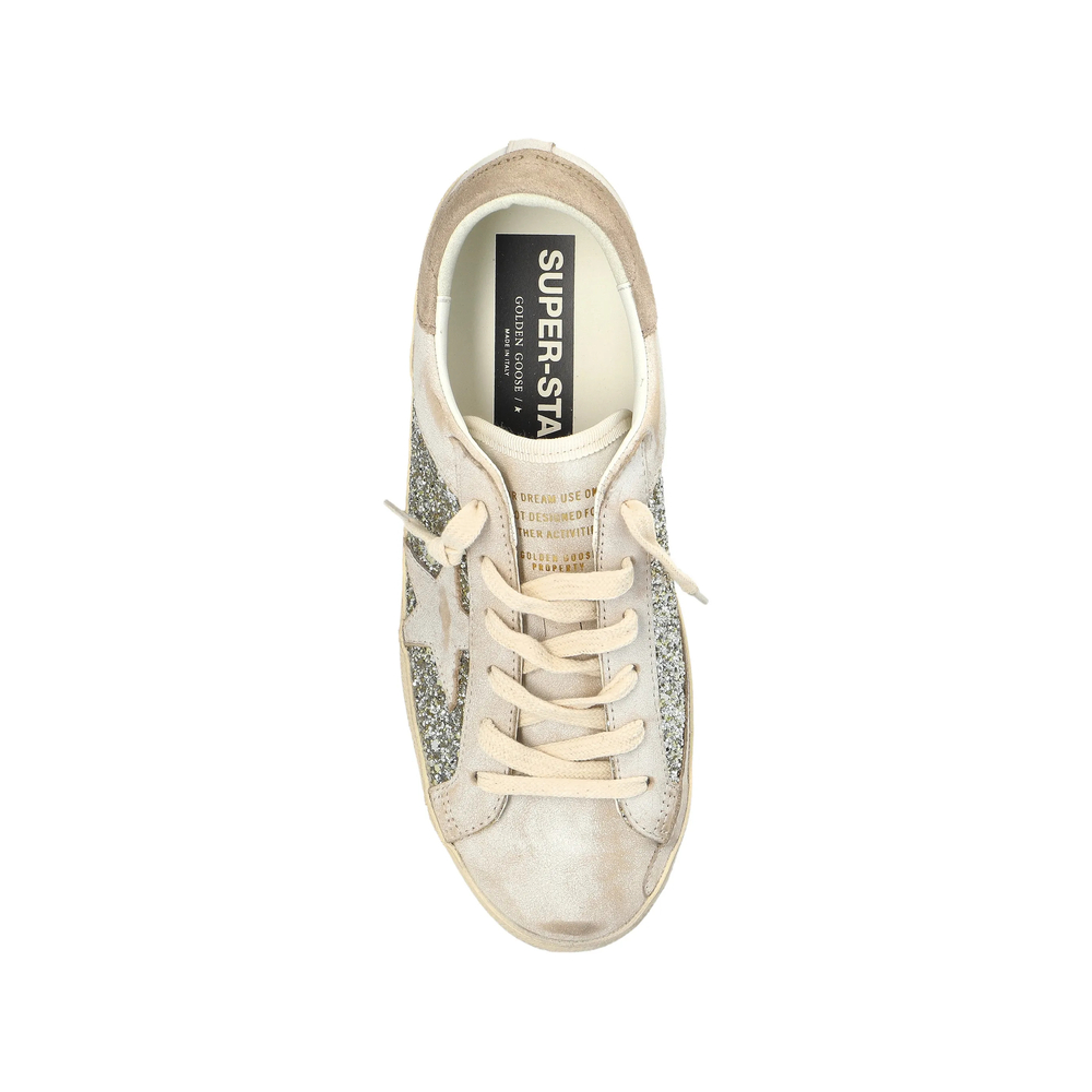 Super Star Glitter-Embellished Sneakers