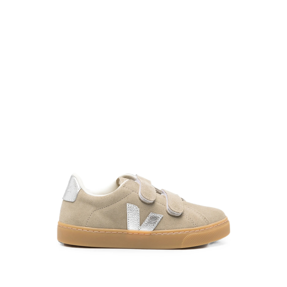 Veja Small Esplar Touch-strap Suede Sneakers