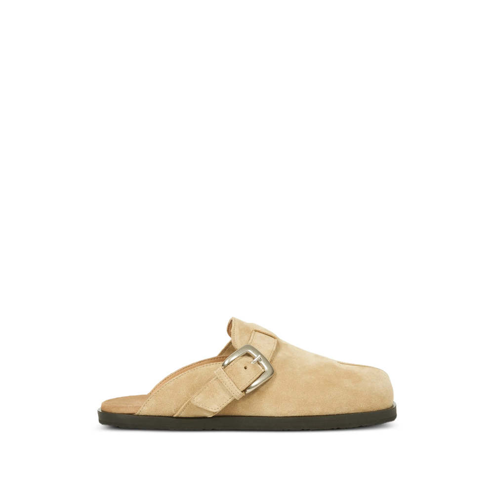 Maison Margiela Tabi Buckle-fastening Mules In Neutral