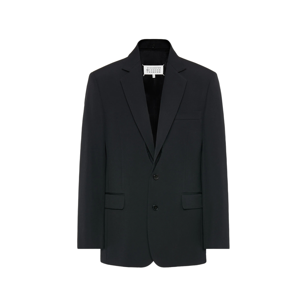 Maison Margiela Folded Collar Wool Blazer