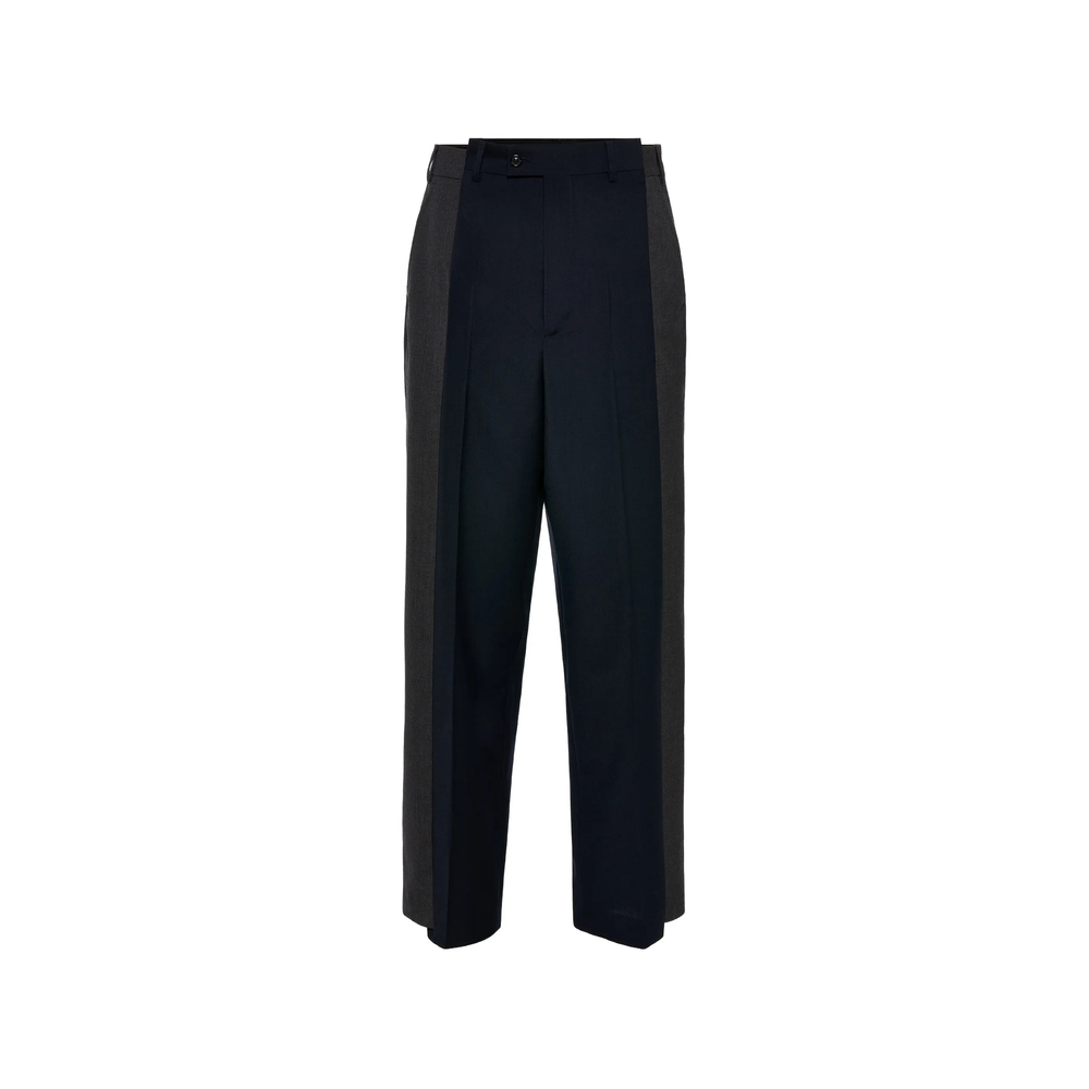 Maison Margiela Two-tone Wool Trousers