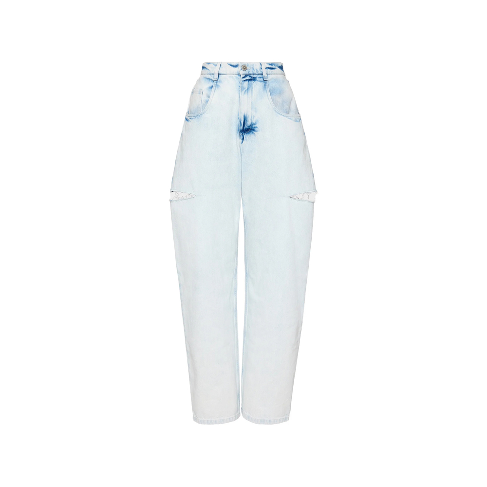Maison Margiela Slashed Barrel-leg Jeans