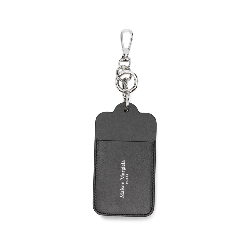 Maison Margiela Logo-print Leather Keyring