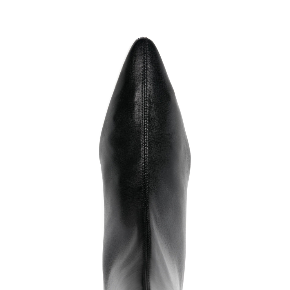 Topo Pointed Leather Bootie