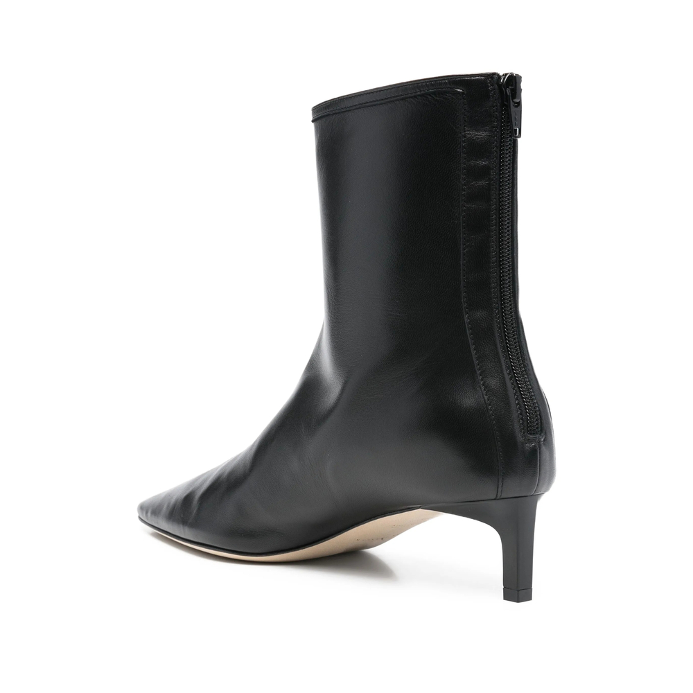Topo Pointed Leather Bootie