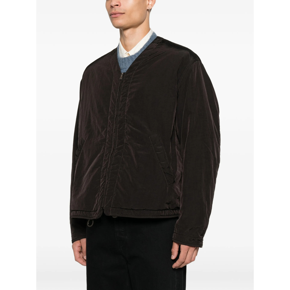 Logo-Embroidered Zip-Up Jacket