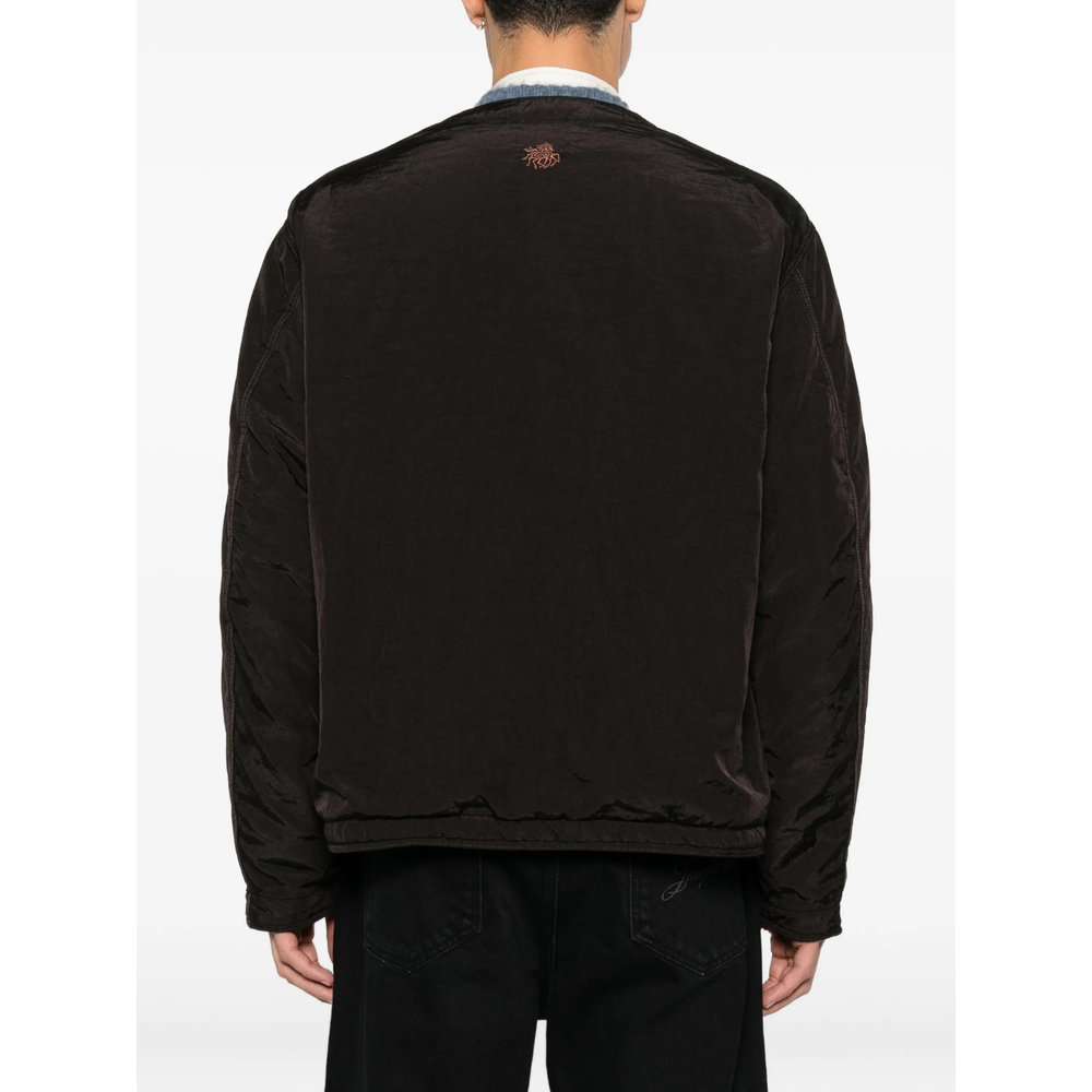 Logo-Embroidered Zip-Up Jacket