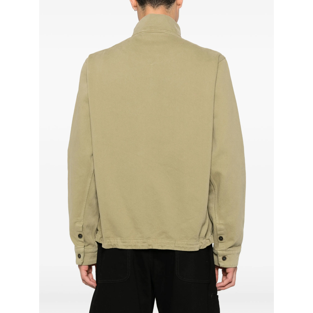 Button-Fastening Flap-Pocket Jacket