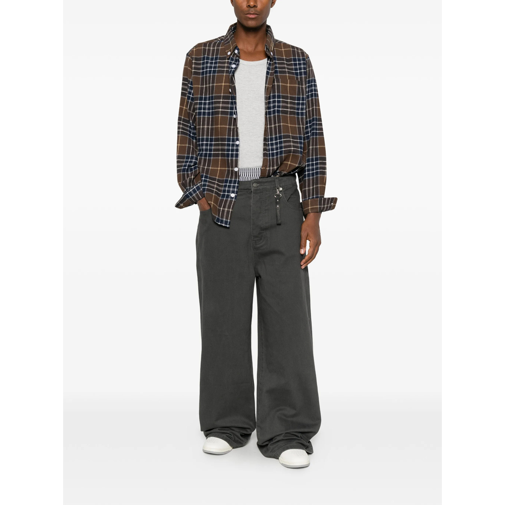 Logo-Patch Wide-Leg Jeans