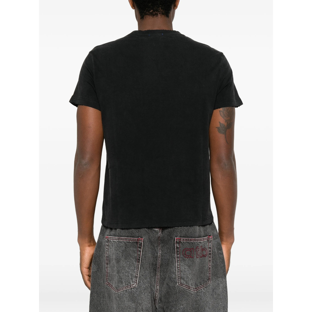 Graphic-Print Distressed T-Shirt