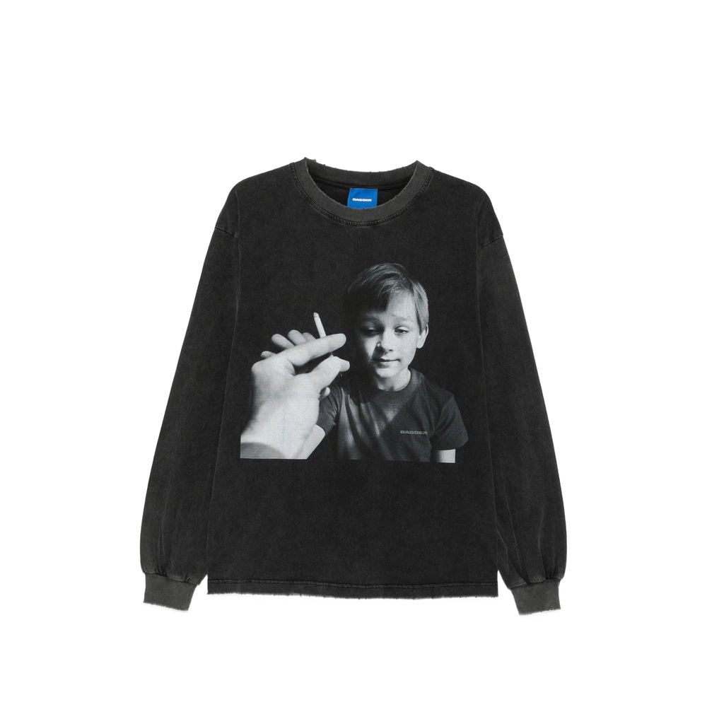 Dagger Graphic-print Long-sleeve T-shirt