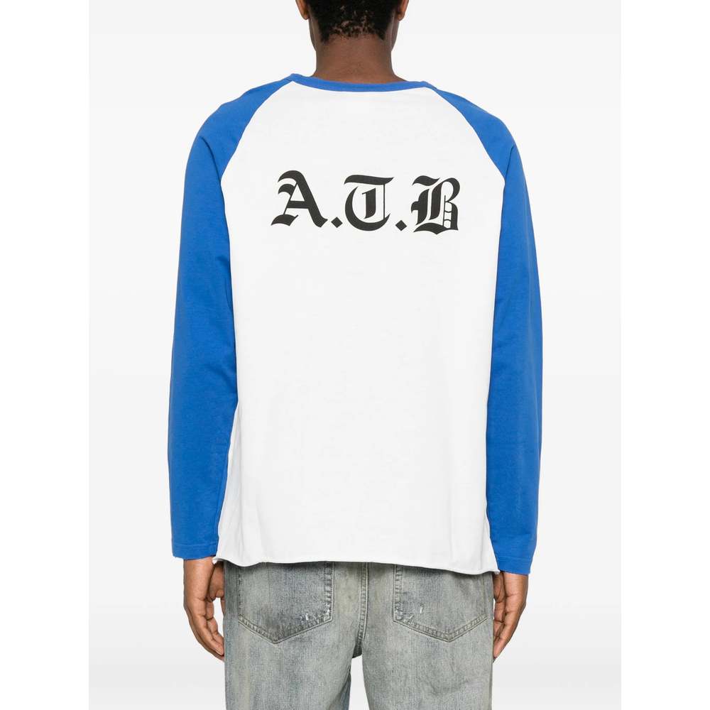 Atb Logo-Print Raglan-Sleeve T-Shirt