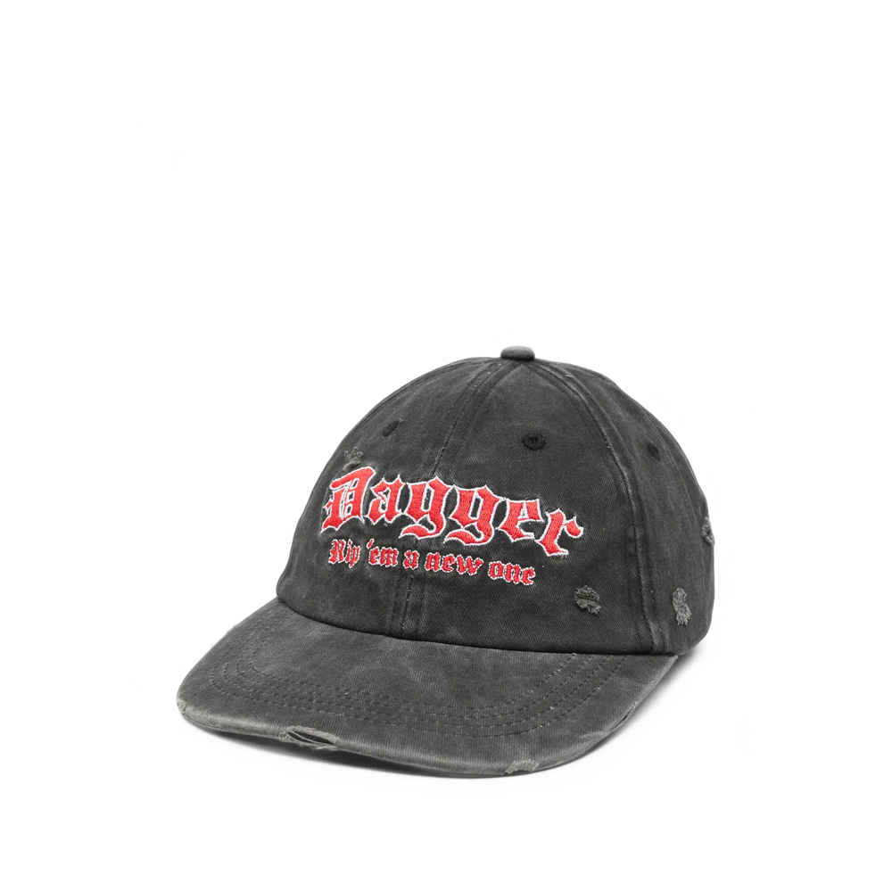 Dagger Distressed Embroidered Baseball Cap