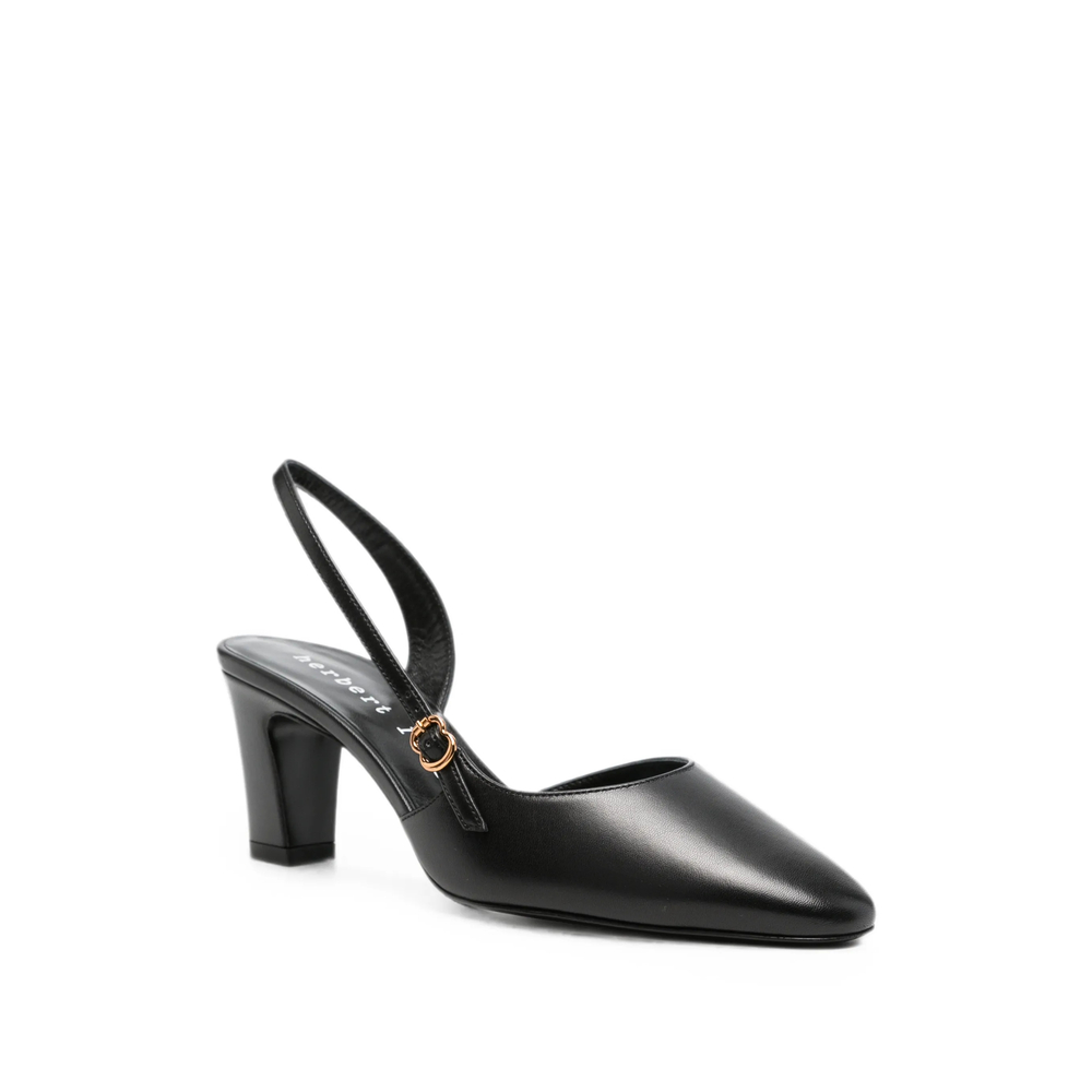 Ask Around Buckle-Detail Slingback