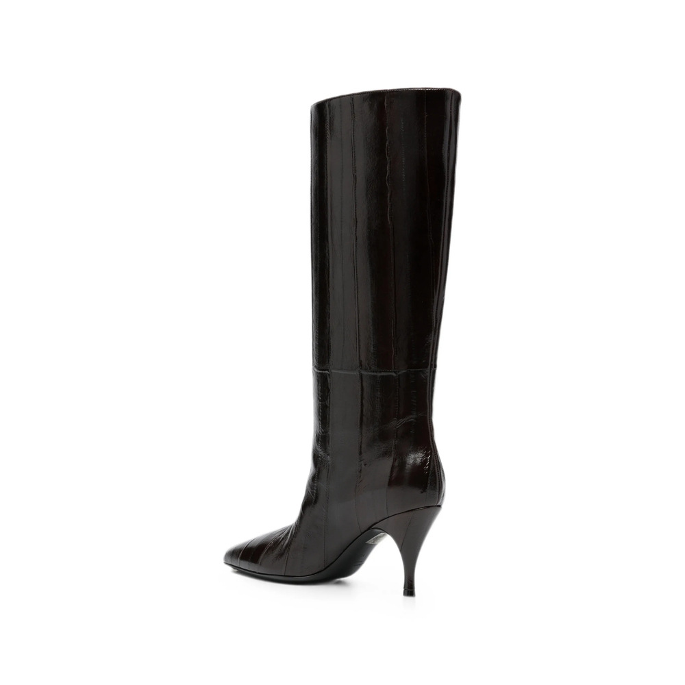 Panelled Knee-High Boots
