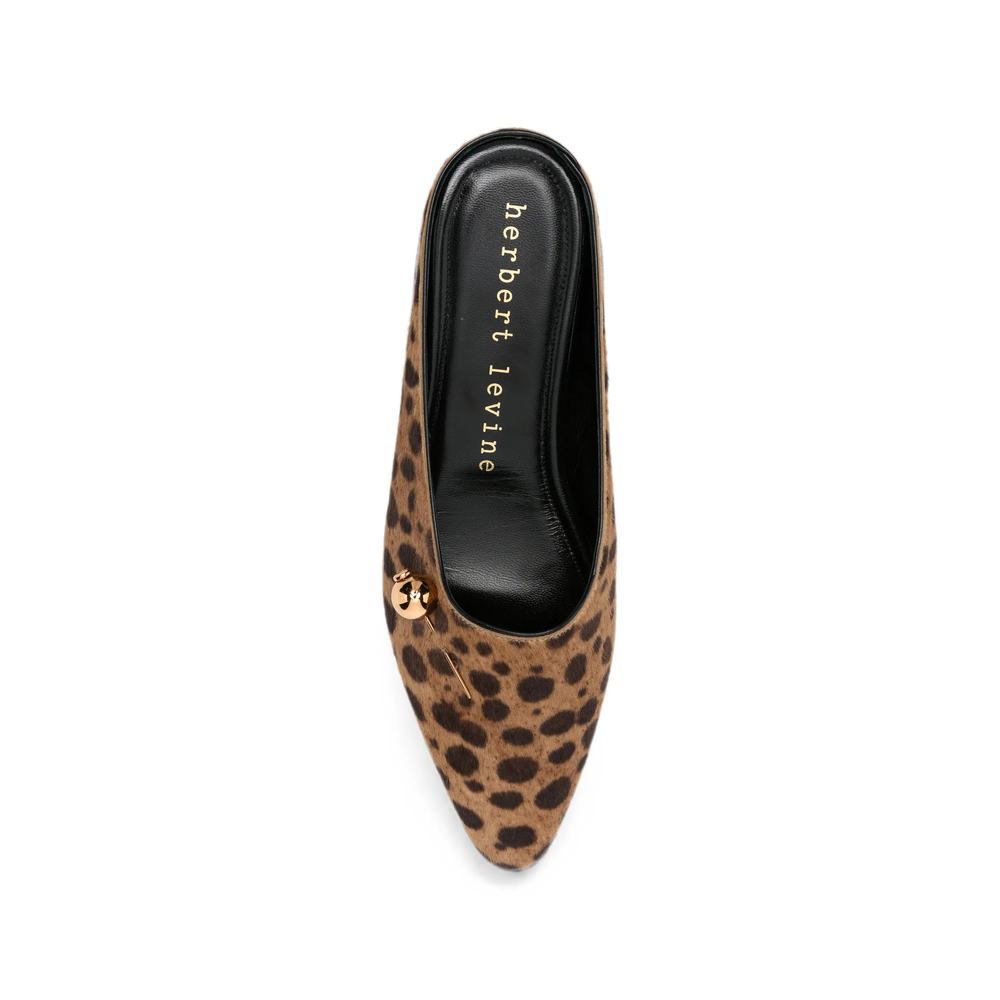 Sleep On It Leopard-Print Mules