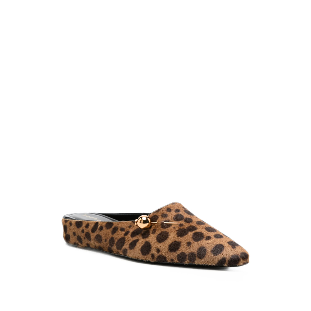 Sleep On It Leopard-Print Mules