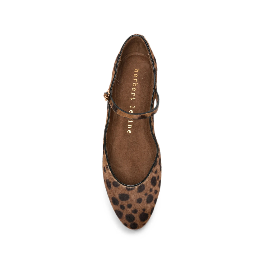 Rule The Day Leopard-Print Buckle-Strap Ballet Flats