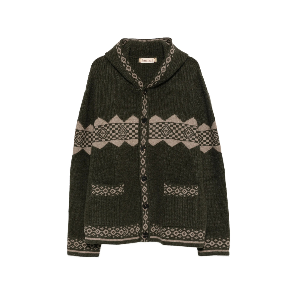 Baziszt Horin Hooded Cardigan