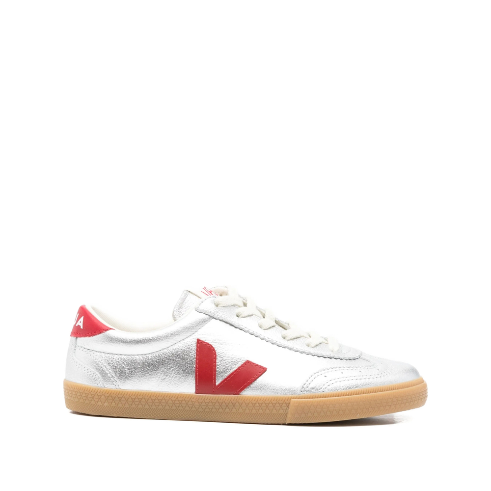 Veja Volley Leather Silver Pepper Sneakers