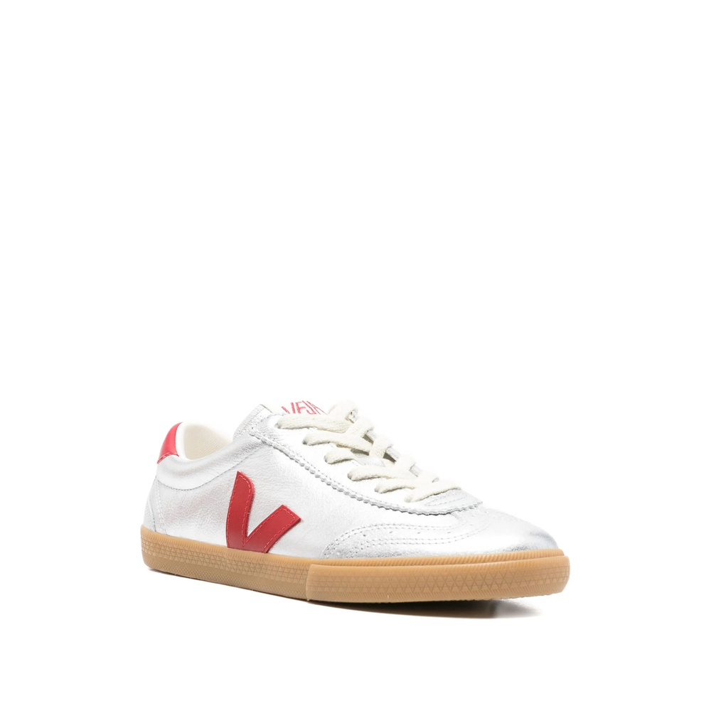 Volley Leather Silver Pepper Sneakers