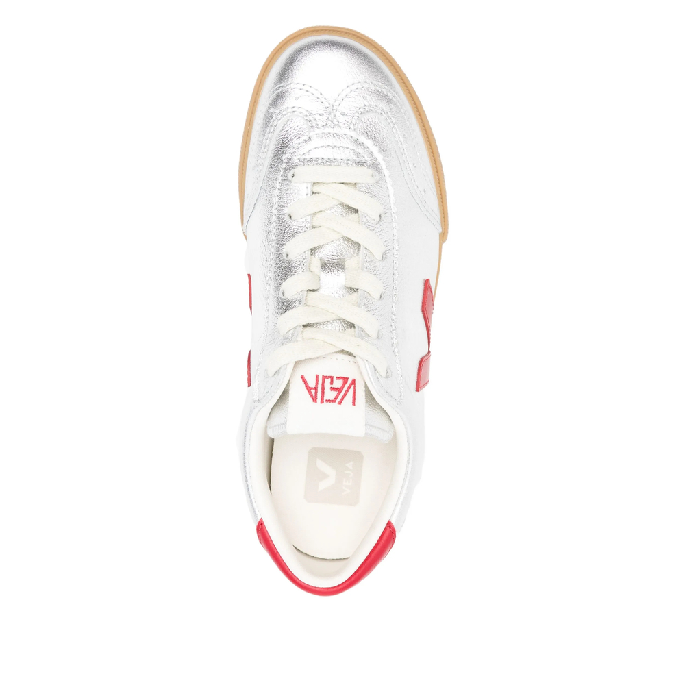 Volley Leather Silver Pepper Sneakers