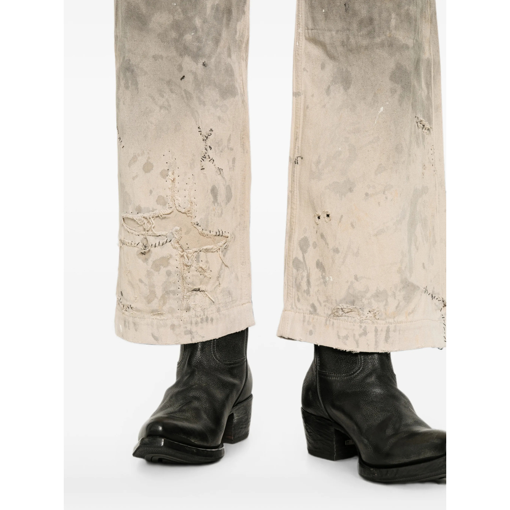 Enfants Riches Déprimés Paint-Splatter Distressed Jeans