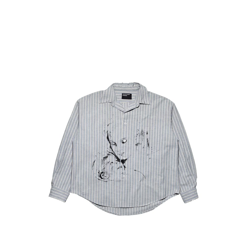 Enfants Riches Déprimés Graphic-print Striped Shirt