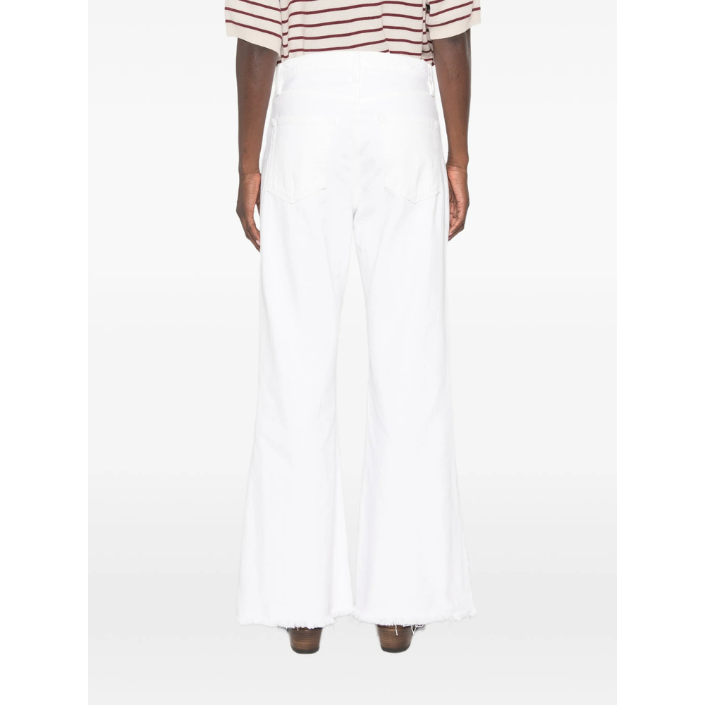 Frayed-Hem Jeans