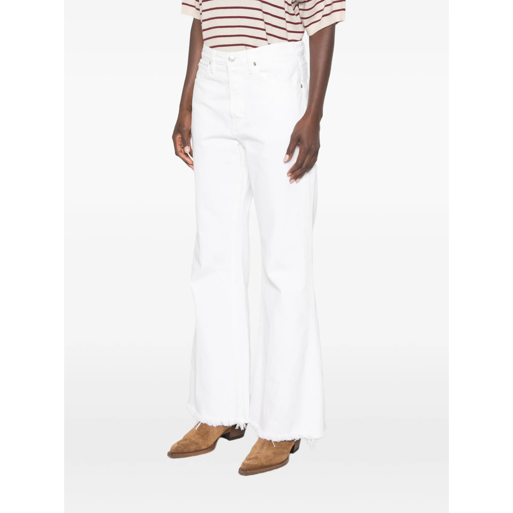 Frayed-Hem Jeans