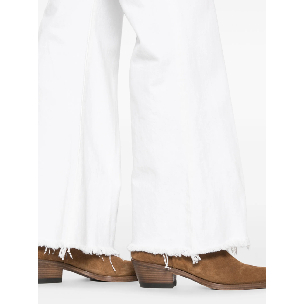 Frayed-Hem Jeans