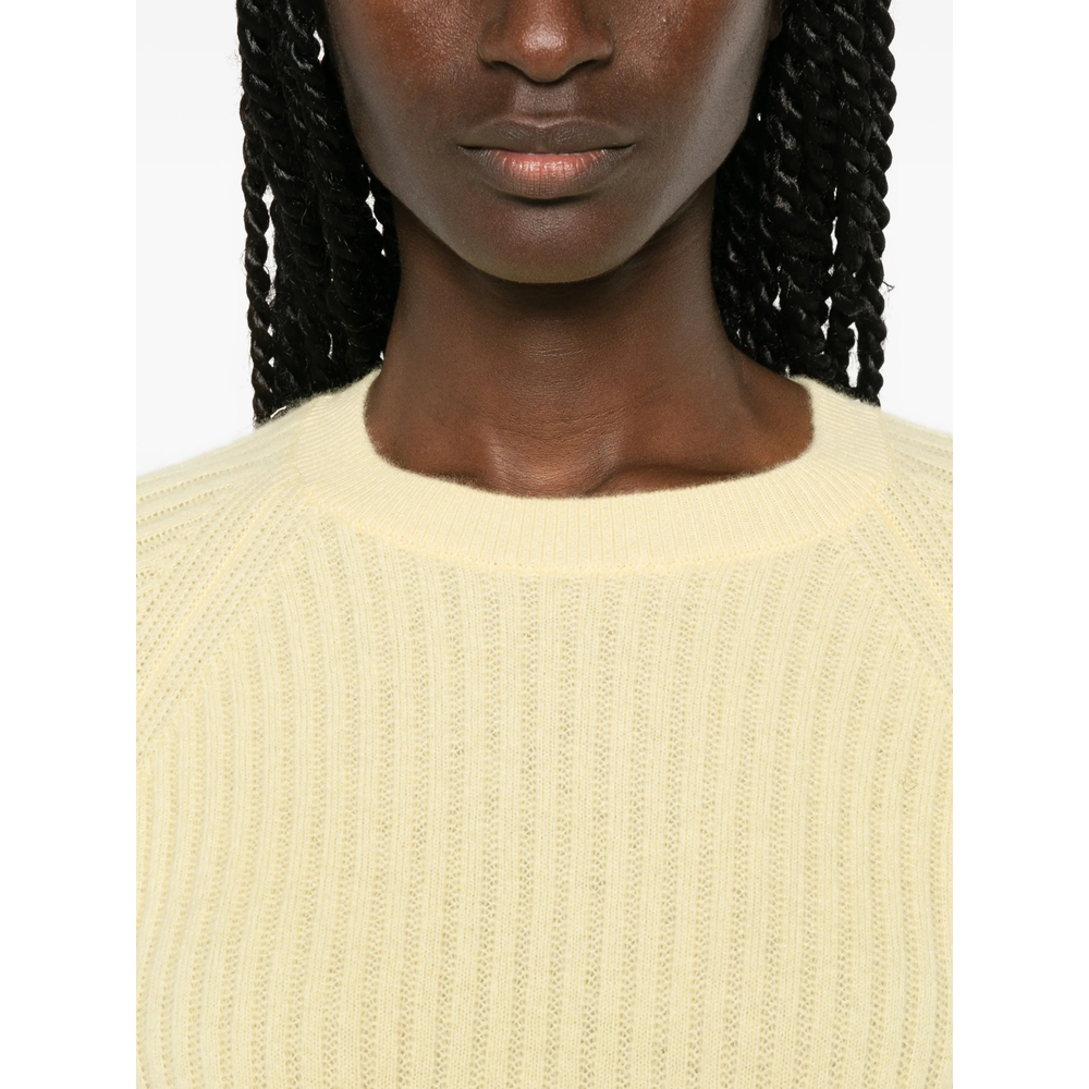 Sunbeam Ribbed-Knit Cashmere Sweater