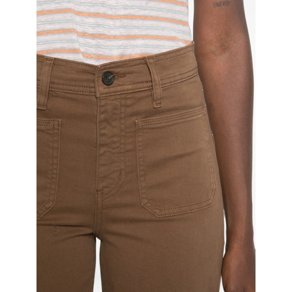 Le Slim Patch-Pocket Wide- Leg