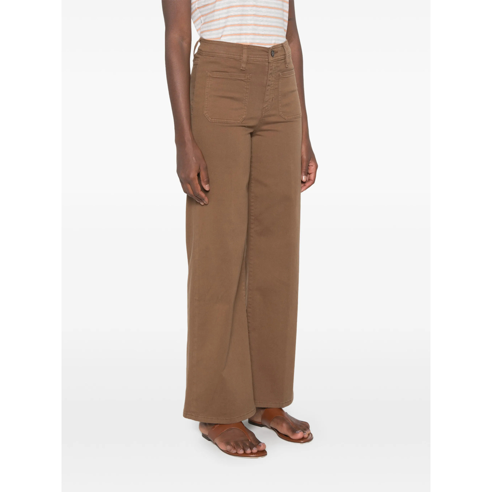 Le Slim Patch-Pocket Wide- Leg