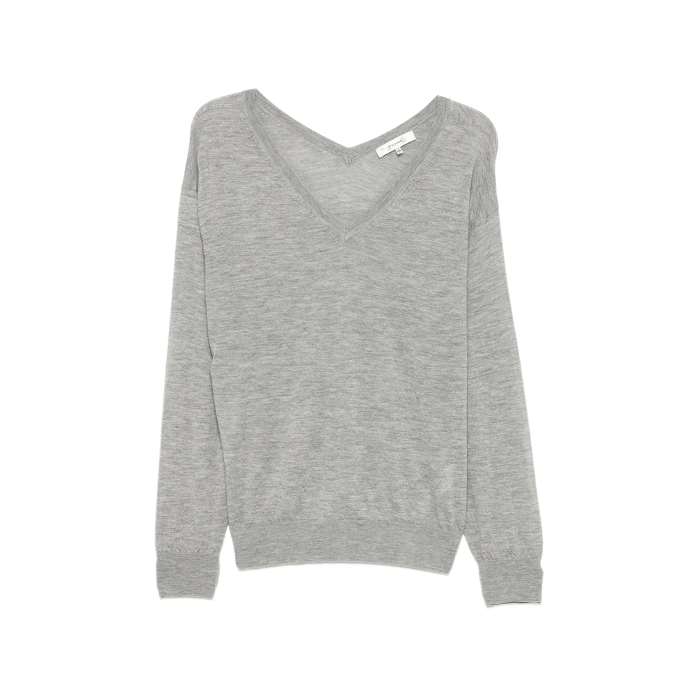 Frame The Crinkle V-neck Sweater