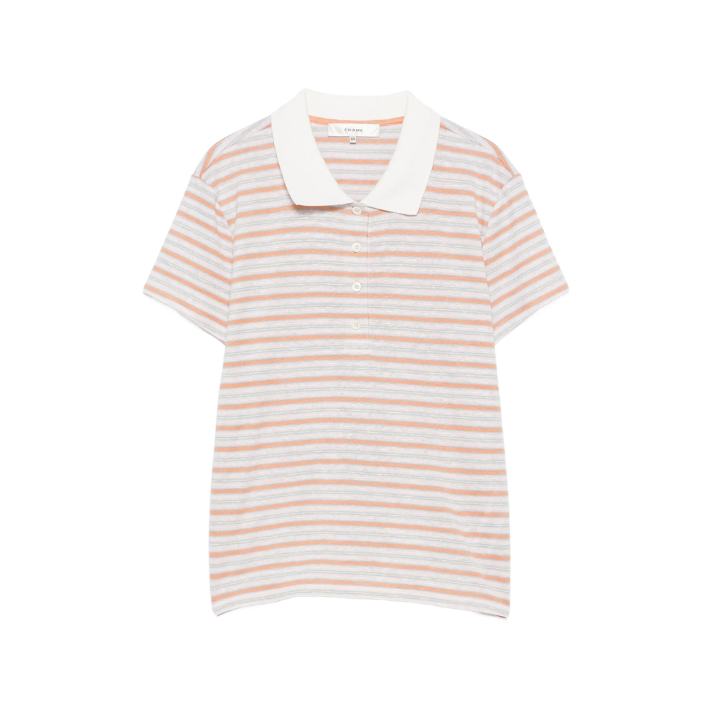 Striped Short-Sleeve Polo